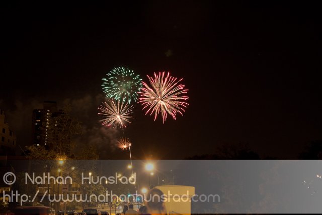 Minneapolis fireworks on 4 July 2010